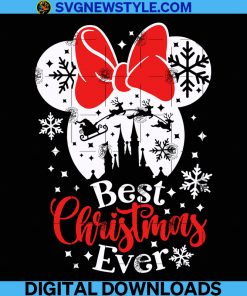 Best Christmas Ever Svg, Santa Reindeers Svg, Png, Dxf, Eps, Cut File