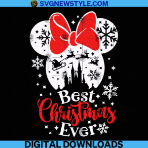 Best Christmas Ever Svg, Santa Reindeers Svg, Png, Dxf, Eps, Cut File