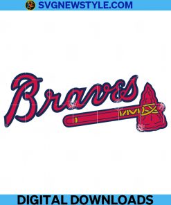 Braves Baseball Logo Svg, Braves Svg, Png, Dxf, Eps, Digital Cut File