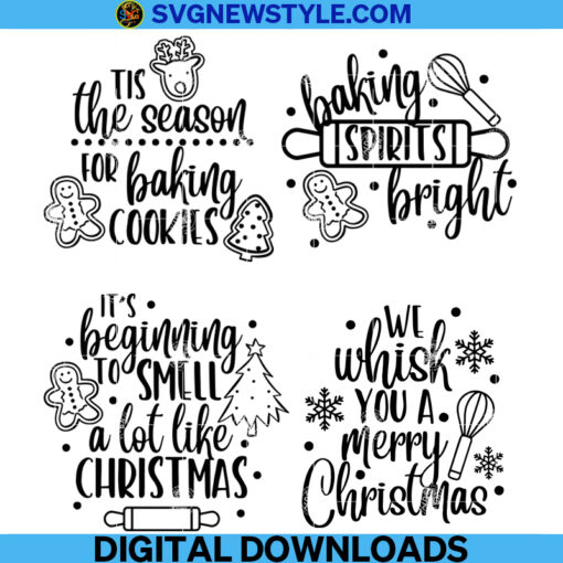 Christmas Pot Holder Svg Bundle