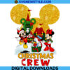 Christmas Crew With Cartoon Characters Png