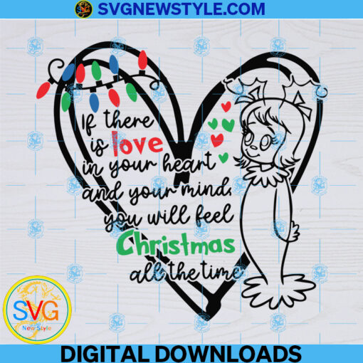 Christmas Love in your Heart Svg