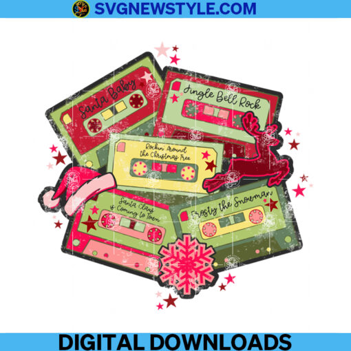 Christmas Music Cassette Tapes Png