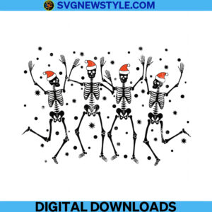 Spooky Skeleton Dancing Svg