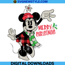 Mickey Merry Christmas Svg File