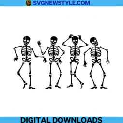 Dancing Skeleton Svg File
