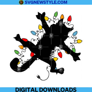 Electrocuted Griswold Cat Svg, Black Cat Svg, Png, Dxf, Eps, Cut File Svg