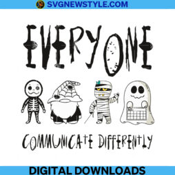 Everyone Communicate Differently Svg