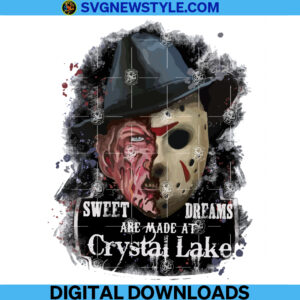Freddy Jason Split Face Png, Scary movie Png, Instant Download