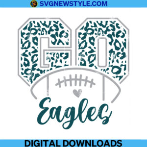 Leopard Go Eagles Svg