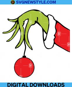 Grinch Stole Svg, Grinch Hand Svg, Png, Dxf, Eps, files for cricut