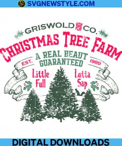 Griswold Christmas Tree Farm Png File, Designs Downloads, Instant Download