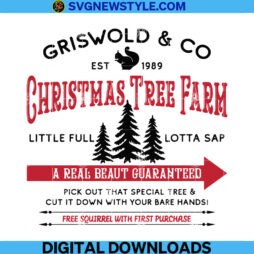 Griswold and Co Christmas Tree Farm Svg File