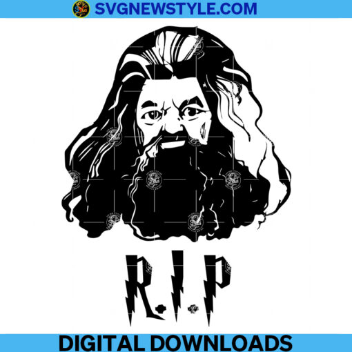 Hagrid RIP Svg