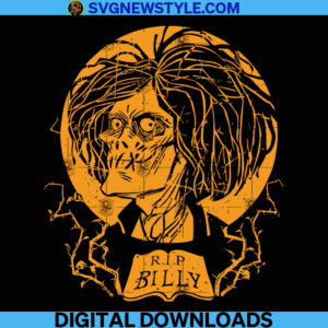 Halloween Hocus Pocus Rip Billy Svg, Png, Dxf, Eps, Cricut File
