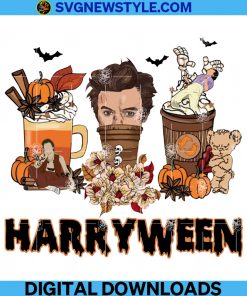 Harry Fall Coffee Png, Harry Halloween Png, Digital Download, Sublimation File