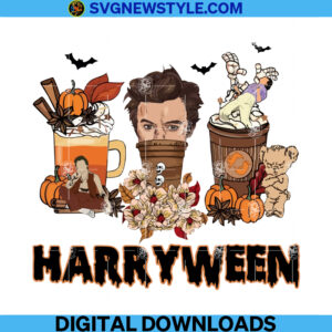 Harry Fall Coffee Png, Harry Halloween Png, Digital Download, Sublimation File