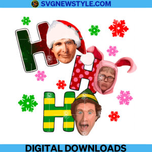 Ho Ho Ho Heads Png, Story Elf Vacation Png, Sublimation Designs Downloads