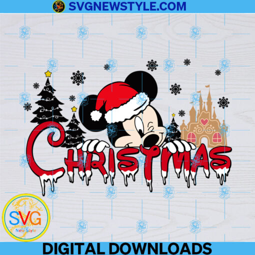 Disney Christmas Character Svg