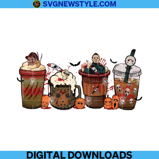 Horror Movie Coffee Cup Png