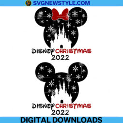 Mickey Minnie Christmas Svg