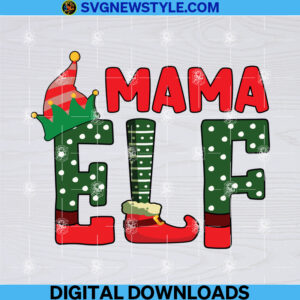 Mama ELF Svg
