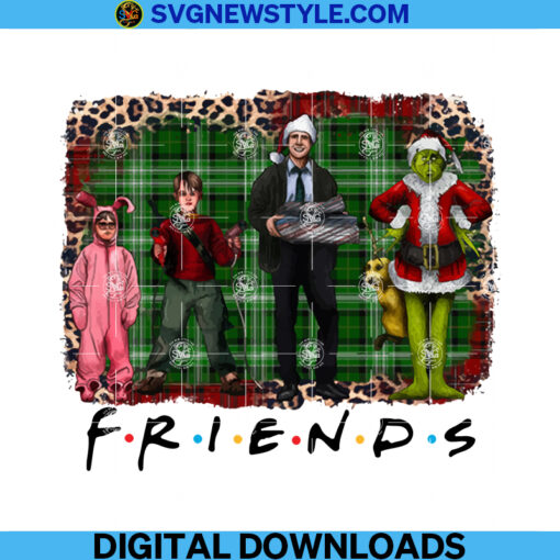 Christmas Friends Png Sublimation File