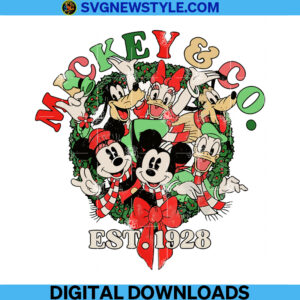 Mickey And Co Christmas Png