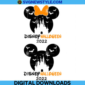 Mickey Minnie Halloween Svg