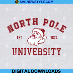 North Pole University Svg