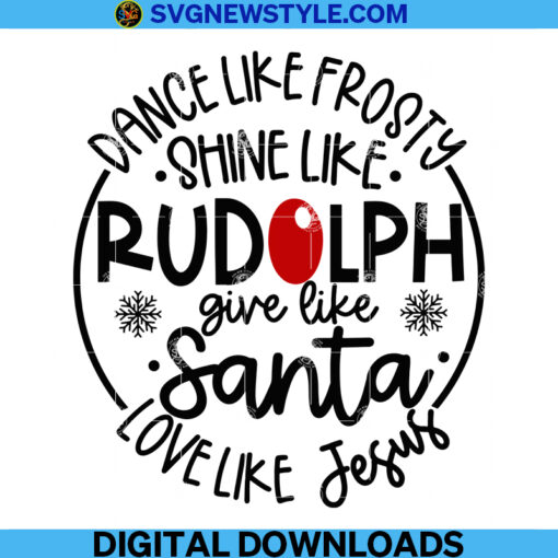 Shine Like Rudolph Svg