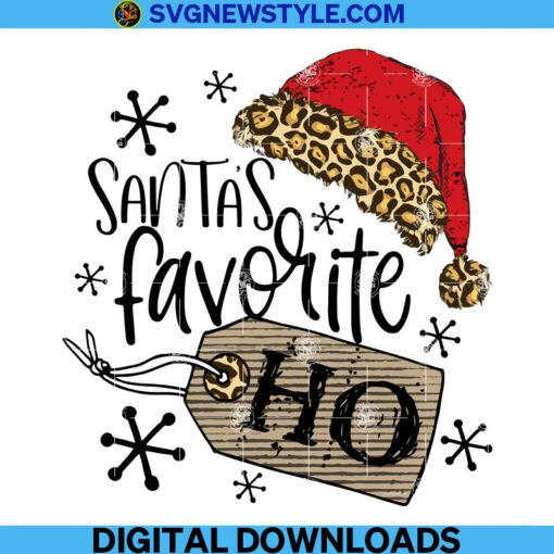 Santa's Favorite HO Png