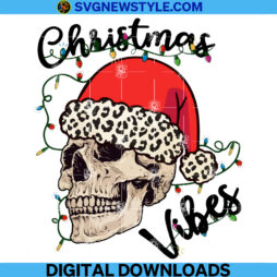 Skeleton Christmas Vibes Png