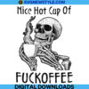 Skull Nice Hot Cup Of Fuckoffee Png