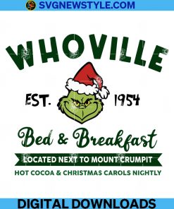 Whoville Bed and Breakfast Svg Png