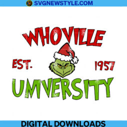 Whoville Est 1957 University Svg