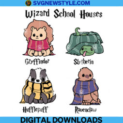 Wizarding Houses Svg Bundle