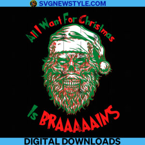Clever Christmas Png, Zombie Christmas Png, Sublimation File