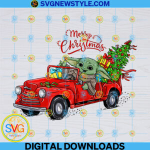 Baby Yoda Star Wars Christmas Png, Sublimation Designs, Digital Download