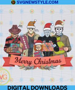Horror Movie Characters With Gift Christmas Png