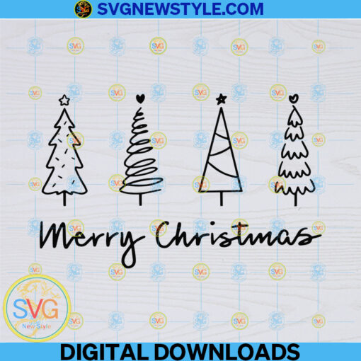 Christmas Trees Svg