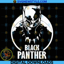Wakanda Forever Black Panther Svg File