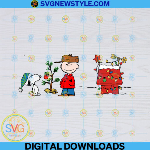 Charlie Brown Peanuts Christmas Svg