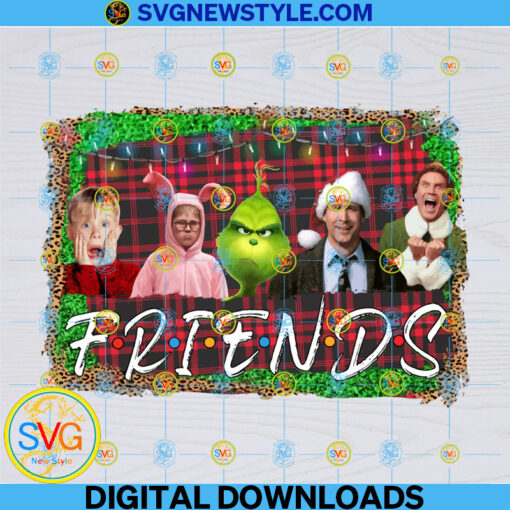 Christmas Friends Squad Png Sublimations