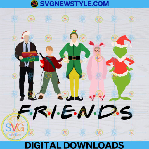 Christmas Friends Movie Png Sublimations