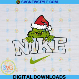 Christmas N1ke Grinch Svg