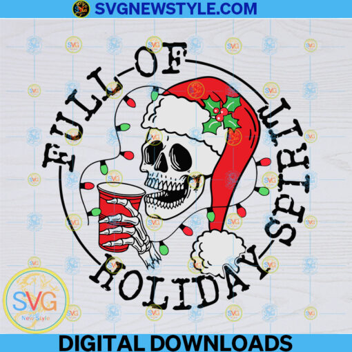 Christmas Skeletons Svg