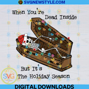 Christmas Skeleton In Coffin Png