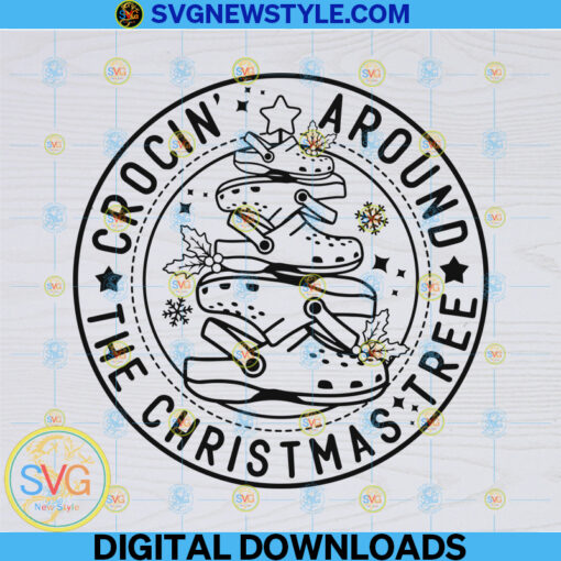 Crocin Around The Christmas Tree Svg