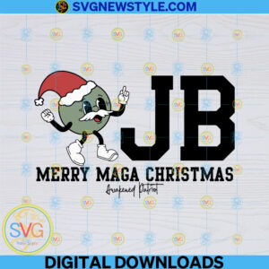 FJB Merry MAGA Christmas Svg, Png, Dxf, Eps, Silhouette cut file, Digital Cut File